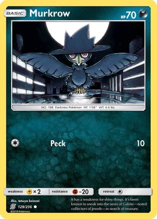 Murkrow (129) 129/236 - SM  Unified Minds