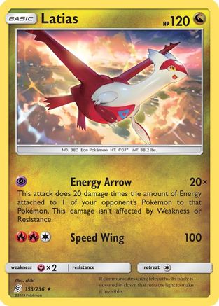 Latias 153/236 - SM  Unified Minds