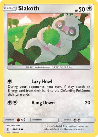 Slakoth (167) 167/236 - SM  Unified Minds