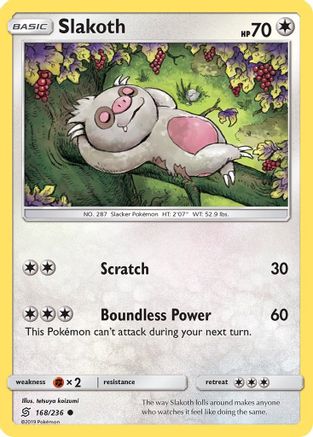 Slakoth (168) 168/236 - SM  Unified Minds