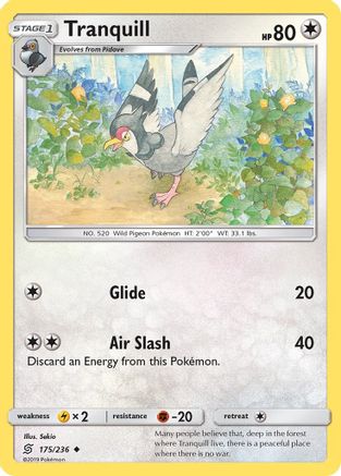 Tranquill 175/236 - Unified Minds Reverse Holofoil