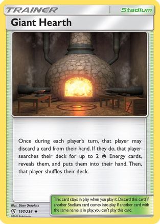 Giant Hearth 197/236 - SM  Unified Minds Reverse Holofoil