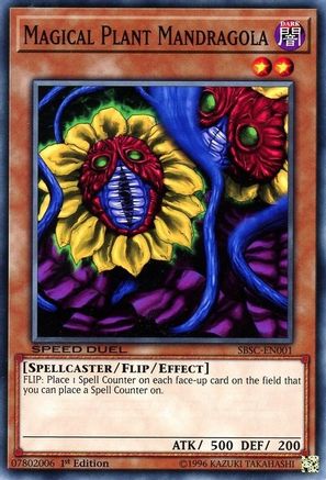 Magical Plant Mandragola (SBSC-EN001) - Speed Duel: Scars of Battle 1st Edition