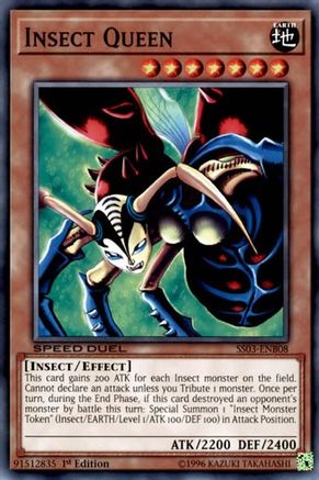 Insect Queen (SS03-ENB08) - Speed Duel Decks: Ultimate Predators 1st Edition