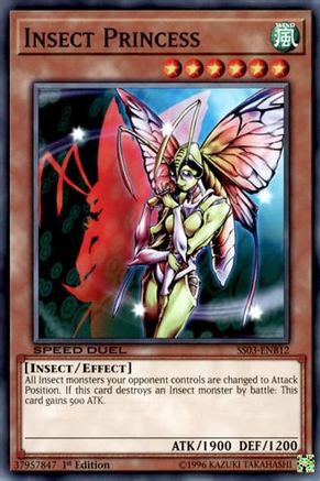 Insect Princess (SS03-ENB12) - Speed Duel Decks: Ultimate Predators 1st Edition