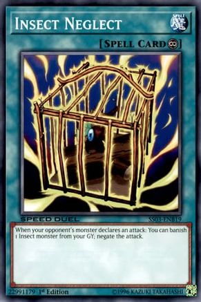 Insect Neglect (SS03-ENB19) - Speed Duel Decks: Ultimate Predators 1st Edition