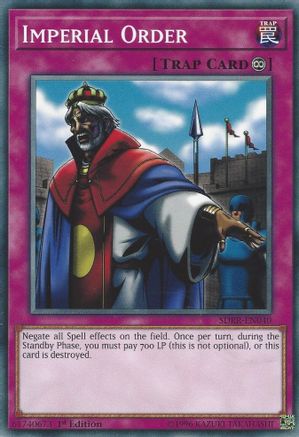 Imperial Order (SDRR-EN040) - Structure Deck: Rokket Revolt 1st Edition