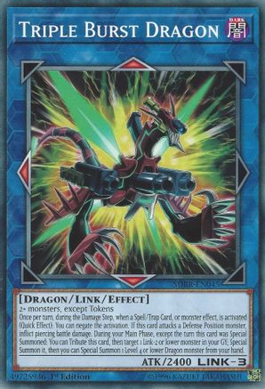 Triple Burst Dragon (SDRR-EN045) - Structure Deck: Rokket Revolt 1st Edition