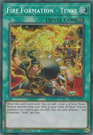 Fire Formation - Tenki (FIGA-EN028) - Fists of the Gadgets 1st Edition