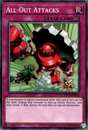 All-Out Attacks - OP11-EN022 - OTS Tournament Pack 11 Unlimited