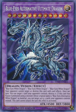 Blue-Eyes Alternative Ultimate Dragon (TN19-EN001) - 2019 Gold Sarcophagus Tin Limited