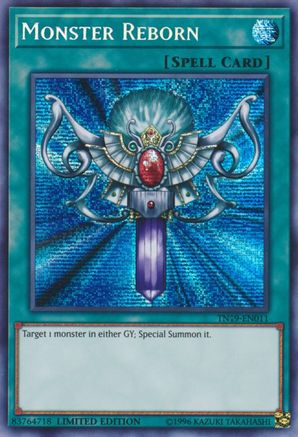 Monster Reborn (TN19-EN011) - 2019 Gold Sarcophagus Tin Limited