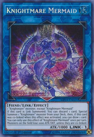Knightmare Mermaid (MP19-EN025) - 2019 Gold Sarcophagus Tin Mega Pack 1st Edition