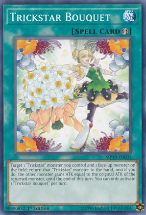 Trickstar Bouquet (MP19-EN035) - 2019 Gold Sarcophagus Tin Mega Pack 1st Edition