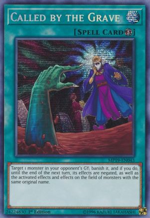 Called by the Grave (MP19-EN043) - 2019 Gold Sarcophagus Tin Mega Pack 1st Edition