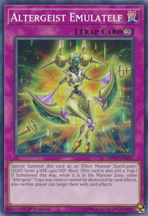 Altergeist Emulatelf - MP19-EN047 - 2019 Gold Sarcophagus Tin Mega Pack Unlimited