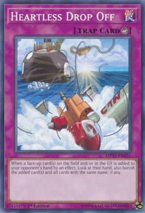 Heartless Drop Off (MP19-EN051) - 2019 Gold Sarcophagus Tin Mega Pack Unlimited
