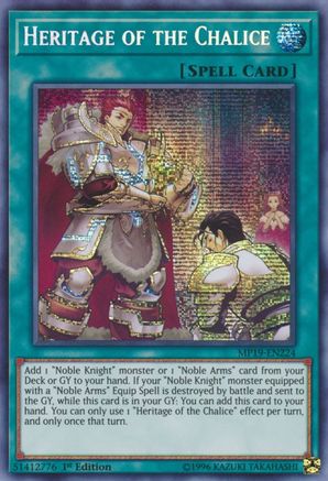 Heritage of the Chalice (MP19-EN224) - 2019 Gold Sarcophagus Tin Mega Pack 1st Edition