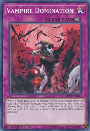 Vampire Domination - MP19-EN243 - 2019 Gold Sarcophagus Tin Mega Pack Unlimited