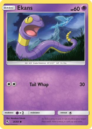 Ekans (26) 26/68 - Hidden Fates