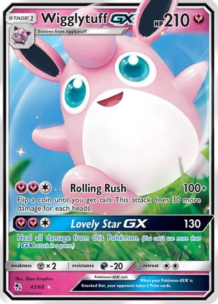 Wigglytuff GX 42/68 - Hidden Fates Holofoil