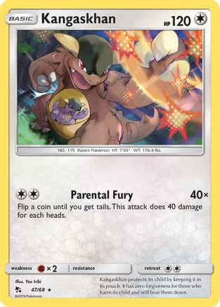 Kangaskhan 47/68 - Hidden Fates