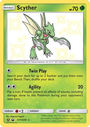 Scyther SV1/94 - Shiny Vault Holofoil