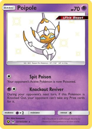 Poipole SV19/94 - Hidden Fates Shiny Vault Holofoil