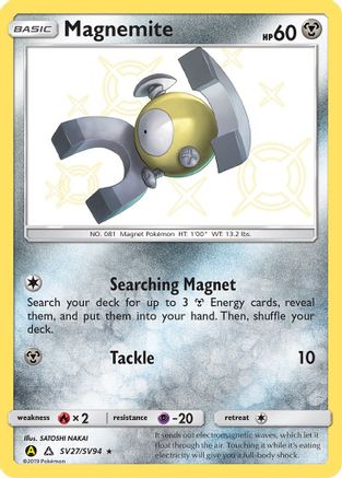 Magnemite SV27/94 - Shiny Vault Holofoil