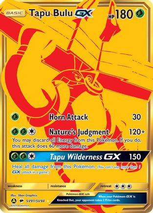 Tapu Bulu-GX SV91/94 - Shiny Vault Holofoil