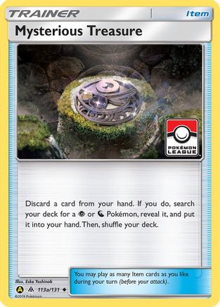 Mysterious Treasure - 113a/131 (Pokemon League) 113a/131 - League & Championship Cards Reverse Holofoil