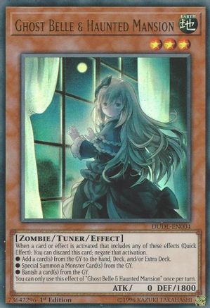 Ghost Belle & Haunted Mansion (DUDE-EN004) - Duel Devastator 1st Edition
