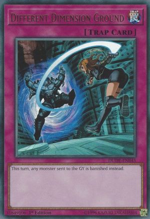 Different Dimension Ground (DUDE-EN045) - Duel Devastator 1st Edition