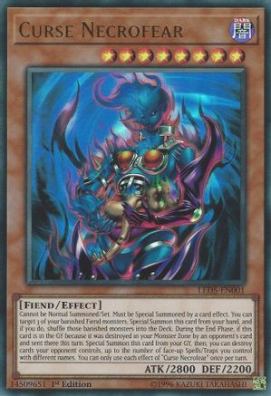 Curse Necrofear (LED5-EN001) - Legendary Duelists: Immortal Destiny 1st Edition