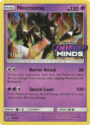 Necrozma - SM204 (Prerelease) [Staff] SM204 - SM Promos Holofoil