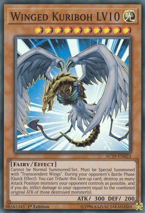 Winged Kuriboh LV10 (AC19-EN023) - Advent Calendar 2019 1st Edition