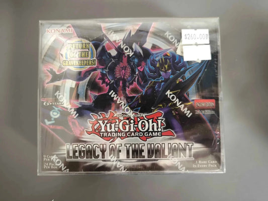 Yugioh Legacy of the Valiant LVAL 1st Edition Booster Box NEW SEALED