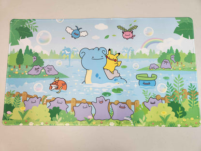 Pokemon Ditto Playmat (Large Size 27x15.5 in) Unofficial