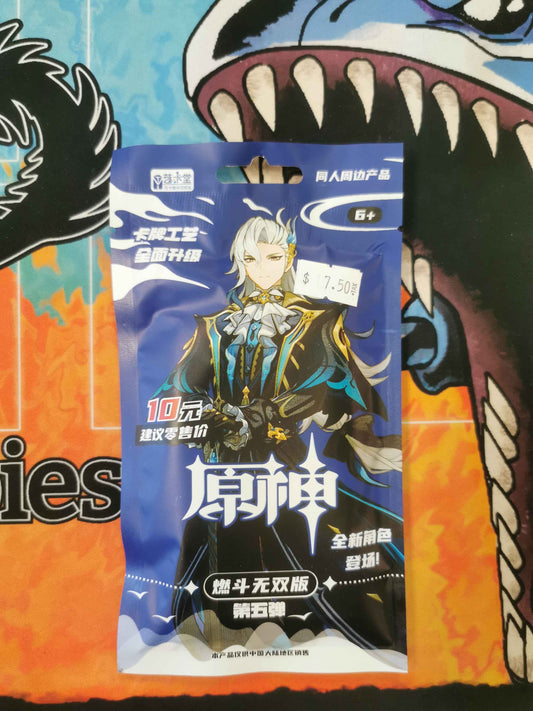 [CLEARANCE] Genshin Impact Ran Dou Edition Booster Pack Simplified Chinese (Blue)