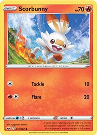 Scorbunny - 031/202 (Premium Collection) 31 - Miscellaneous Cards & Products Holofoil