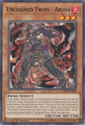 Unchained Twins - Aruha (CHIM-EN008) - Chaos Impact 1st Edition