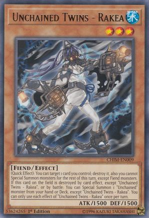 Unchained Twins - Rakea (CHIM-EN009) - Chaos Impact 1st Edition