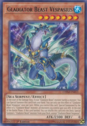 Gladiator Beast Vespasius (CHIM-EN013) - Chaos Impact Unlimited
