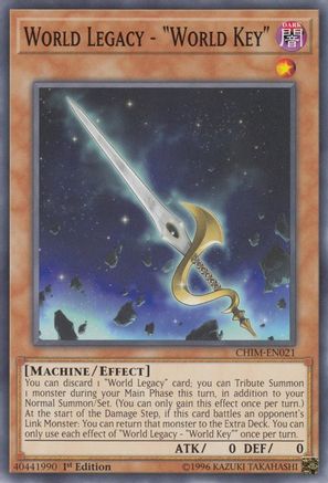 World Legacy - "World Key" (CHIM-EN021) - Chaos Impact Unlimited