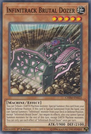 Infinitrack Brutal Dozer (CHIM-EN022) - Chaos Impact 1st Edition