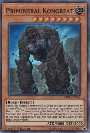Primineral Kongreat (CHIM-EN024) - Chaos Impact 1st Edition