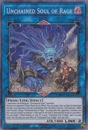 Unchained Soul of Rage (CHIM-EN043) - Chaos Impact 1st Edition