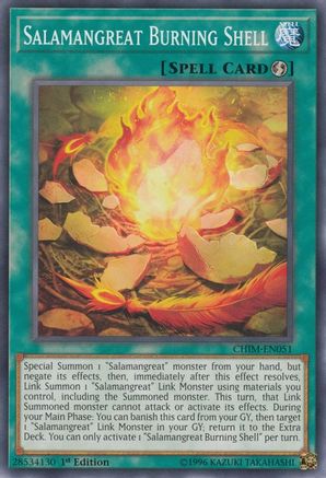 Salamangreat Burning Shell (CHIM-EN051) - Chaos Impact 1st Edition