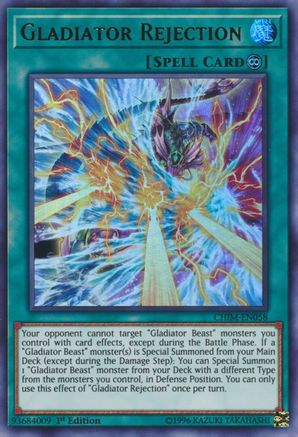 Gladiator Rejection (CHIM-EN058) - Chaos Impact 1st Edition