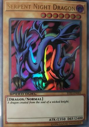 Serpent Night Dragon (STP2-EN001) - Speed Duel: Tournament Pack 2 Unlimited